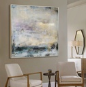 Modern wall art for bedroom, large neutral tones painting