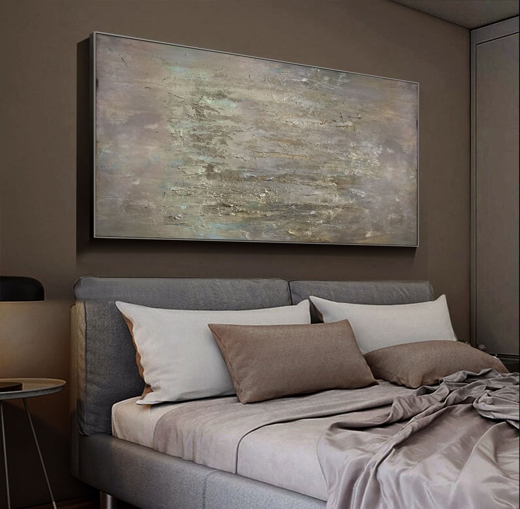 Golden textured modern canvas wall art