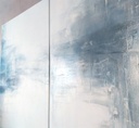 BLUE SET paintings abstract wall art on canvas