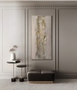 Textured abstract original painting on large canvas
