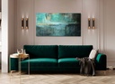 La TEMPESTA – Green teal landscape canvas painting