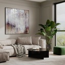 HAZE – silver, white and gold large wall art