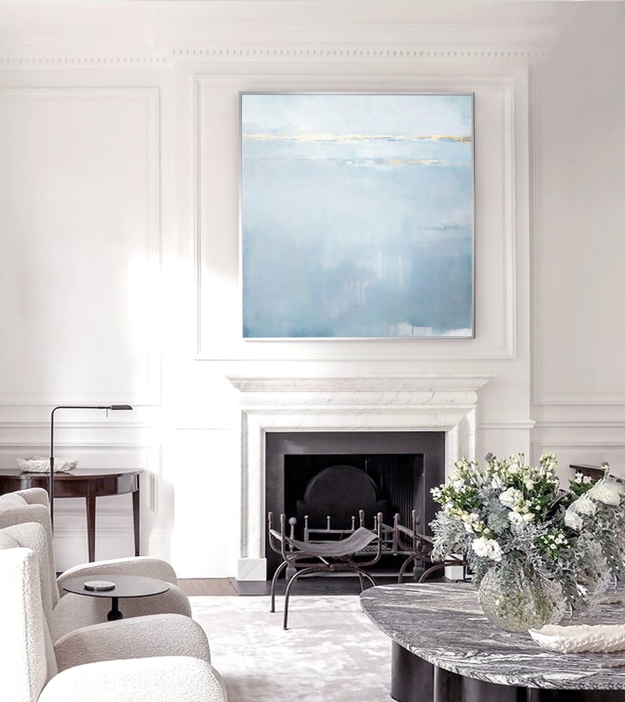 LIGHT BLUE – Marina Seascape ocean framed art