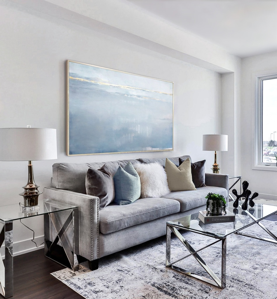 LIGHT BLUE – Marina Seascape ocean framed art