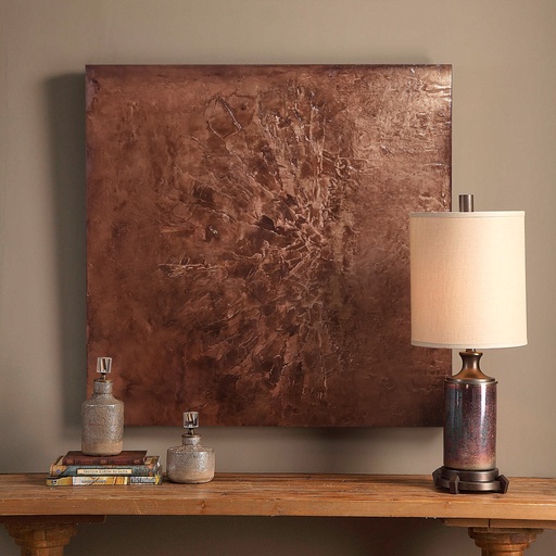 BRONZE MOON – metallic wall art canvas